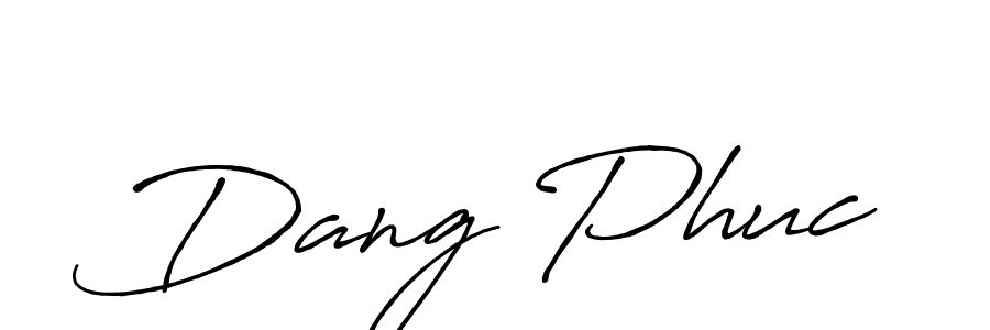 Make a beautiful signature design for name Dang Phuc. With this signature (Antro_Vectra_Bolder) style, you can create a handwritten signature for free. Dang Phuc signature style 7 images and pictures png