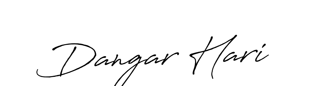 How to make Dangar Hari signature? Antro_Vectra_Bolder is a professional autograph style. Create handwritten signature for Dangar Hari name. Dangar Hari signature style 7 images and pictures png