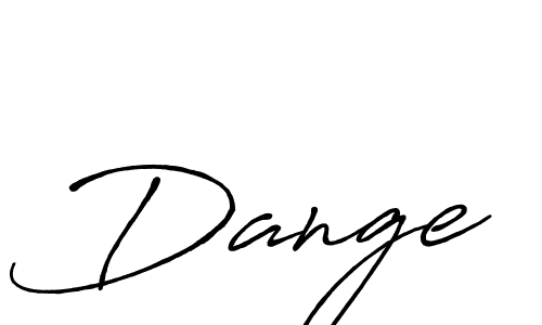 Create a beautiful signature design for name Dange. With this signature (Antro_Vectra_Bolder) fonts, you can make a handwritten signature for free. Dange signature style 7 images and pictures png