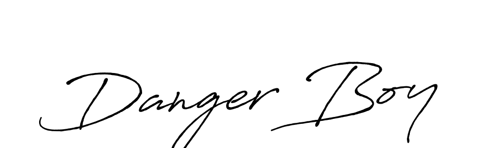Similarly Antro_Vectra_Bolder is the best handwritten signature design. Signature creator online .You can use it as an online autograph creator for name Danger Boy. Danger Boy signature style 7 images and pictures png