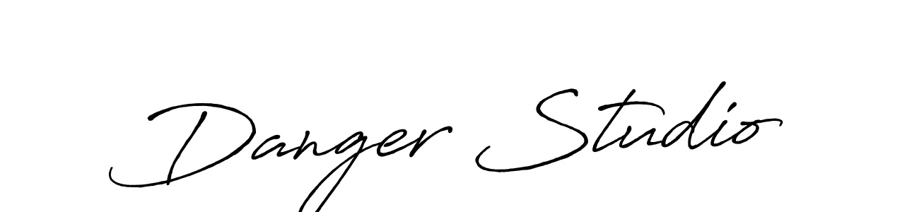 Also we have Danger Studio name is the best signature style. Create professional handwritten signature collection using Antro_Vectra_Bolder autograph style. Danger Studio signature style 7 images and pictures png