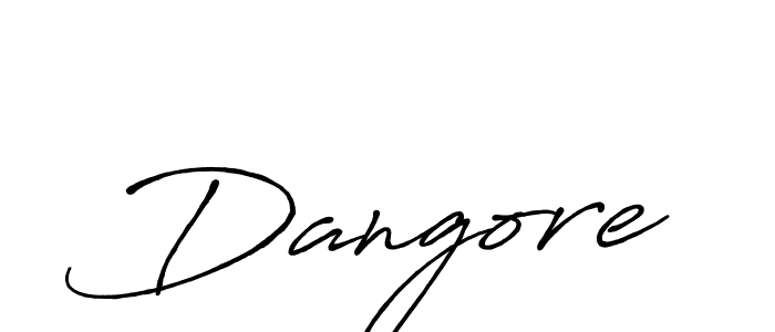 How to make Dangore signature? Antro_Vectra_Bolder is a professional autograph style. Create handwritten signature for Dangore name. Dangore signature style 7 images and pictures png