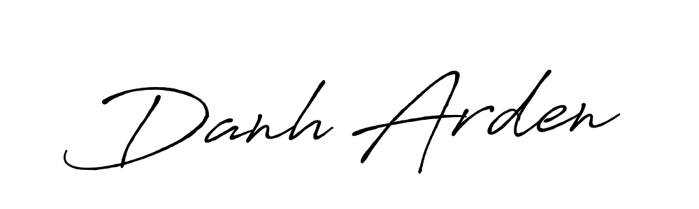 Design your own signature with our free online signature maker. With this signature software, you can create a handwritten (Antro_Vectra_Bolder) signature for name Danh Arden. Danh Arden signature style 7 images and pictures png