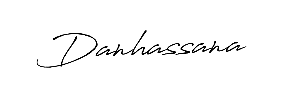 Danhassana stylish signature style. Best Handwritten Sign (Antro_Vectra_Bolder) for my name. Handwritten Signature Collection Ideas for my name Danhassana. Danhassana signature style 7 images and pictures png