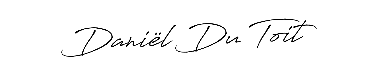 Also You can easily find your signature by using the search form. We will create Daniël Du Toit name handwritten signature images for you free of cost using Antro_Vectra_Bolder sign style. Daniël Du Toit signature style 7 images and pictures png