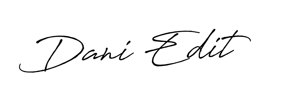 Similarly Antro_Vectra_Bolder is the best handwritten signature design. Signature creator online .You can use it as an online autograph creator for name Dani Edit. Dani Edit signature style 7 images and pictures png