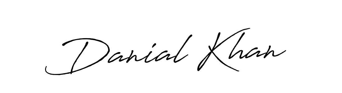 This is the best signature style for the Danial Khan name. Also you like these signature font (Antro_Vectra_Bolder). Mix name signature. Danial Khan signature style 7 images and pictures png