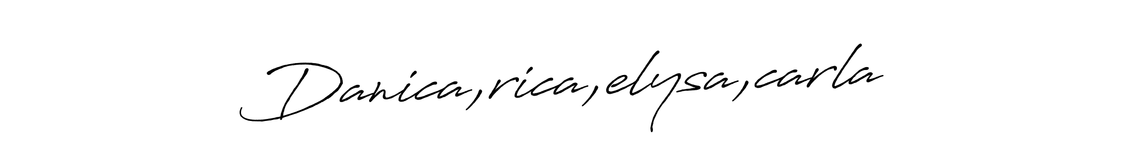 Check out images of Autograph of Danica,rica,elysa,carla name. Actor Danica,rica,elysa,carla Signature Style. Antro_Vectra_Bolder is a professional sign style online. Danica,rica,elysa,carla signature style 7 images and pictures png