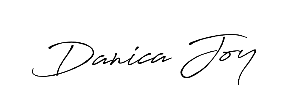 Create a beautiful signature design for name Danica Joy. With this signature (Antro_Vectra_Bolder) fonts, you can make a handwritten signature for free. Danica Joy signature style 7 images and pictures png