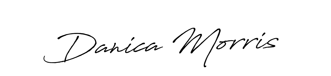 Make a short Danica Morris signature style. Manage your documents anywhere anytime using Antro_Vectra_Bolder. Create and add eSignatures, submit forms, share and send files easily. Danica Morris signature style 7 images and pictures png