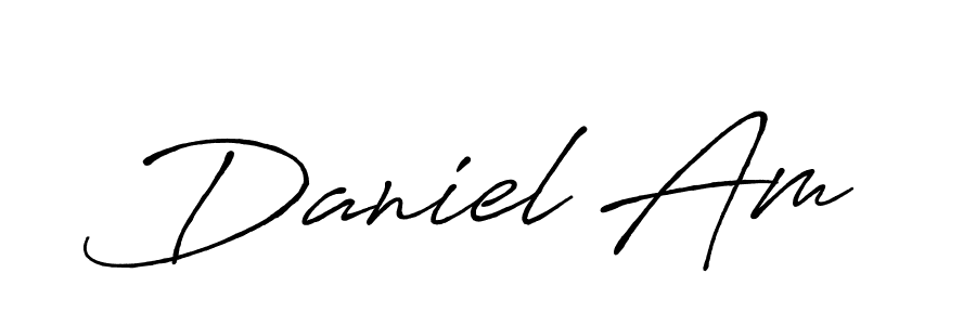 See photos of Daniel Am official signature by Spectra . Check more albums & portfolios. Read reviews & check more about Antro_Vectra_Bolder font. Daniel Am signature style 7 images and pictures png