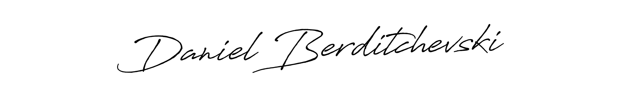 Antro_Vectra_Bolder is a professional signature style that is perfect for those who want to add a touch of class to their signature. It is also a great choice for those who want to make their signature more unique. Get Daniel Berditchevski name to fancy signature for free. Daniel Berditchevski signature style 7 images and pictures png
