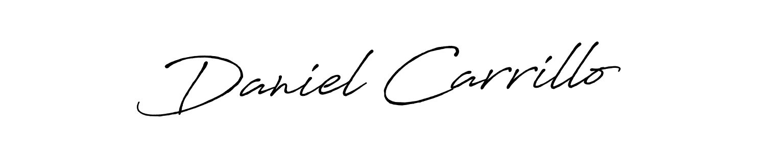 Best and Professional Signature Style for Daniel Carrillo. Antro_Vectra_Bolder Best Signature Style Collection. Daniel Carrillo signature style 7 images and pictures png