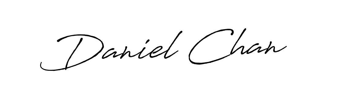 The best way (Antro_Vectra_Bolder) to make a short signature is to pick only two or three words in your name. The name Daniel Chan include a total of six letters. For converting this name. Daniel Chan signature style 7 images and pictures png