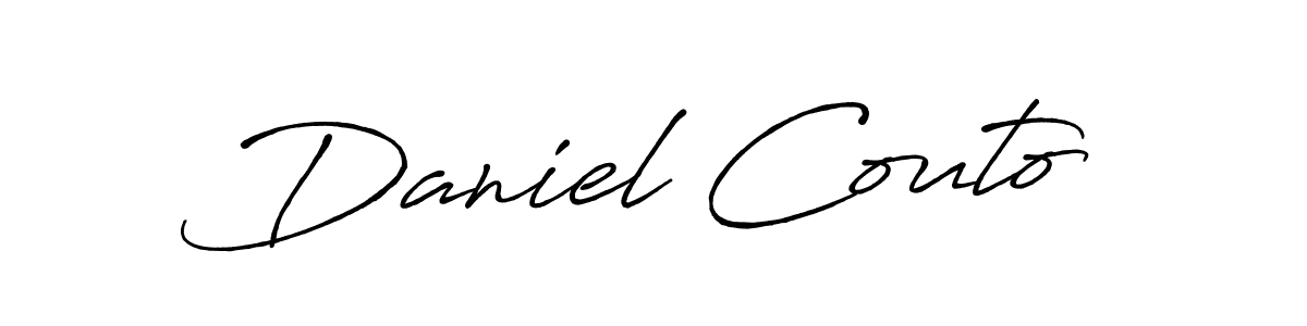 Once you've used our free online signature maker to create your best signature Antro_Vectra_Bolder style, it's time to enjoy all of the benefits that Daniel Couto name signing documents. Daniel Couto signature style 7 images and pictures png