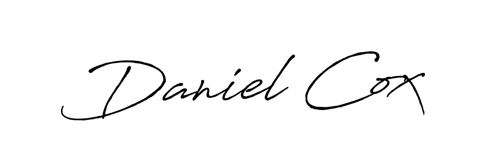 Use a signature maker to create a handwritten signature online. With this signature software, you can design (Antro_Vectra_Bolder) your own signature for name Daniel Cox. Daniel Cox signature style 7 images and pictures png