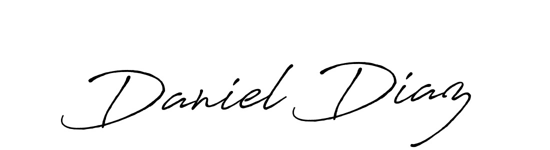 Make a beautiful signature design for name Daniel Diaz. With this signature (Antro_Vectra_Bolder) style, you can create a handwritten signature for free. Daniel Diaz signature style 7 images and pictures png