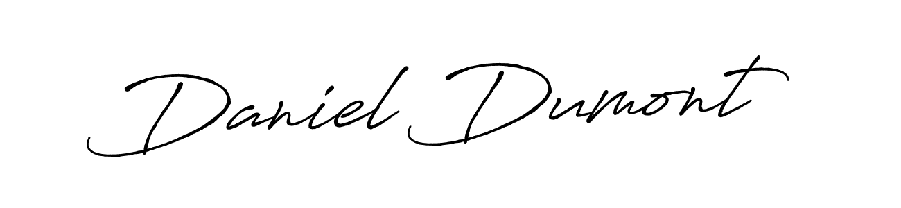 Daniel Dumont stylish signature style. Best Handwritten Sign (Antro_Vectra_Bolder) for my name. Handwritten Signature Collection Ideas for my name Daniel Dumont. Daniel Dumont signature style 7 images and pictures png