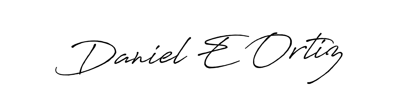 It looks lik you need a new signature style for name Daniel E Ortiz. Design unique handwritten (Antro_Vectra_Bolder) signature with our free signature maker in just a few clicks. Daniel E Ortiz signature style 7 images and pictures png