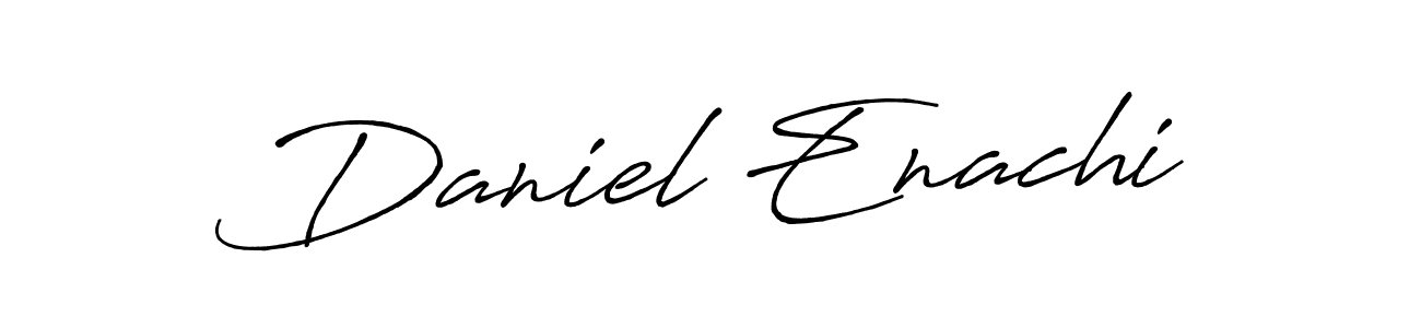 if you are searching for the best signature style for your name Daniel Enachi. so please give up your signature search. here we have designed multiple signature styles  using Antro_Vectra_Bolder. Daniel Enachi signature style 7 images and pictures png