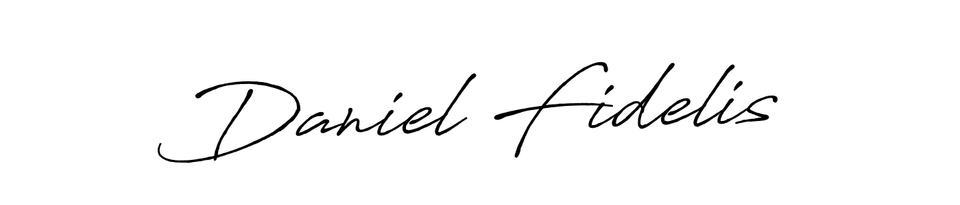 Also You can easily find your signature by using the search form. We will create Daniel Fidelis name handwritten signature images for you free of cost using Antro_Vectra_Bolder sign style. Daniel Fidelis signature style 7 images and pictures png