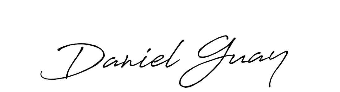 You should practise on your own different ways (Antro_Vectra_Bolder) to write your name (Daniel Guay) in signature. don't let someone else do it for you. Daniel Guay signature style 7 images and pictures png