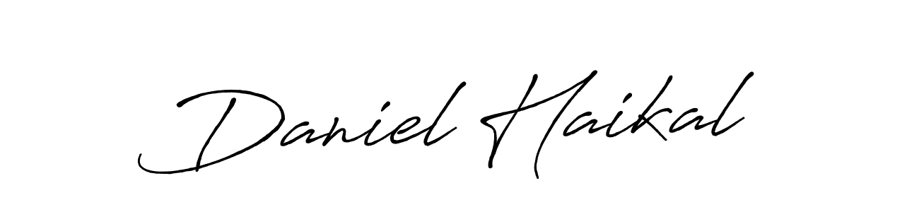 Make a short Daniel Haikal signature style. Manage your documents anywhere anytime using Antro_Vectra_Bolder. Create and add eSignatures, submit forms, share and send files easily. Daniel Haikal signature style 7 images and pictures png