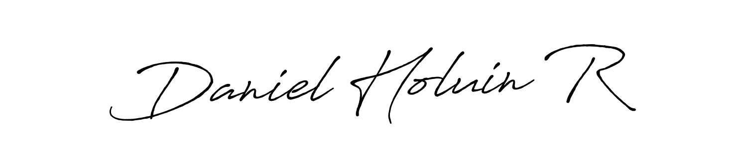 Make a beautiful signature design for name Daniel Holuin R. Use this online signature maker to create a handwritten signature for free. Daniel Holuin R signature style 7 images and pictures png