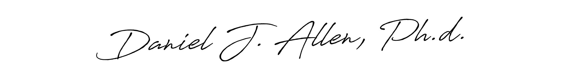 Make a beautiful signature design for name Daniel J. Allen, Ph.d.. Use this online signature maker to create a handwritten signature for free. Daniel J. Allen, Ph.d. signature style 7 images and pictures png