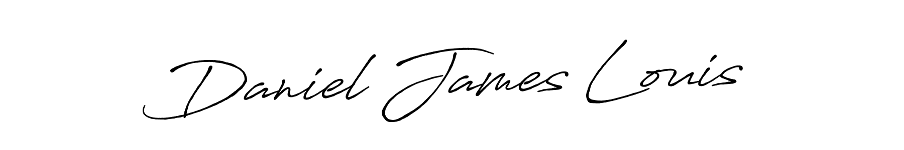 Daniel James Louis stylish signature style. Best Handwritten Sign (Antro_Vectra_Bolder) for my name. Handwritten Signature Collection Ideas for my name Daniel James Louis. Daniel James Louis signature style 7 images and pictures png