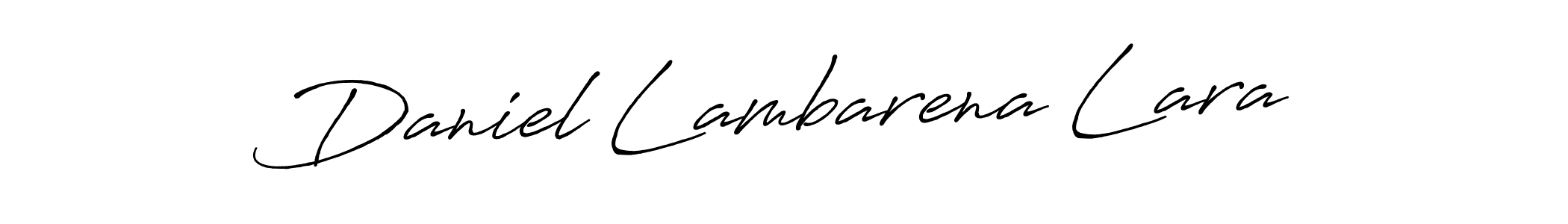 Make a beautiful signature design for name Daniel Lambarena Lara. With this signature (Antro_Vectra_Bolder) style, you can create a handwritten signature for free. Daniel Lambarena Lara signature style 7 images and pictures png