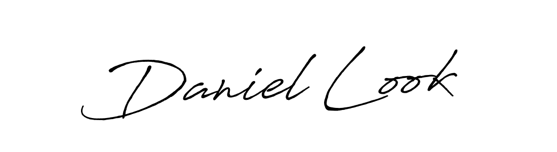 How to make Daniel Look signature? Antro_Vectra_Bolder is a professional autograph style. Create handwritten signature for Daniel Look name. Daniel Look signature style 7 images and pictures png