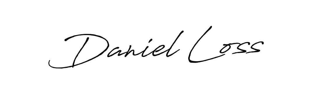 Create a beautiful signature design for name Daniel Loss. With this signature (Antro_Vectra_Bolder) fonts, you can make a handwritten signature for free. Daniel Loss signature style 7 images and pictures png