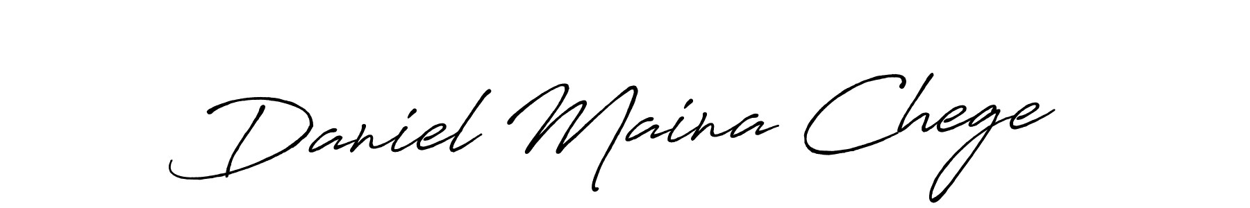 Use a signature maker to create a handwritten signature online. With this signature software, you can design (Antro_Vectra_Bolder) your own signature for name Daniel Maina Chege. Daniel Maina Chege signature style 7 images and pictures png