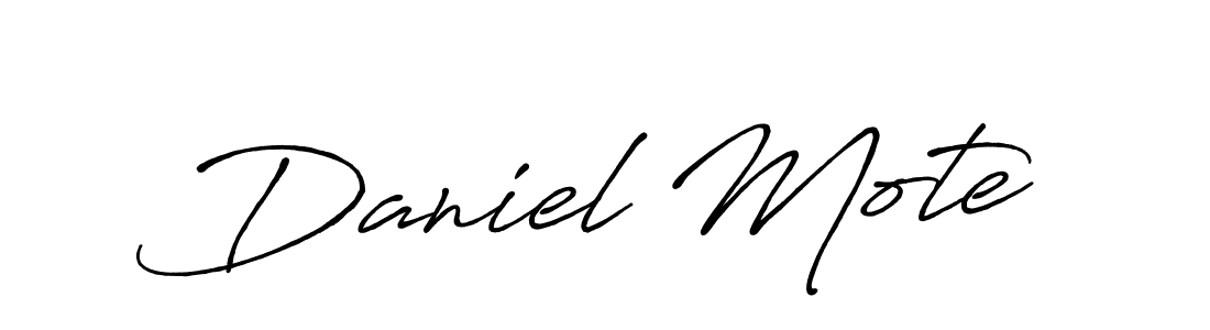 It looks lik you need a new signature style for name Daniel Mote. Design unique handwritten (Antro_Vectra_Bolder) signature with our free signature maker in just a few clicks. Daniel Mote signature style 7 images and pictures png