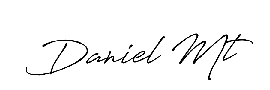 Also we have Daniel Mt name is the best signature style. Create professional handwritten signature collection using Antro_Vectra_Bolder autograph style. Daniel Mt signature style 7 images and pictures png