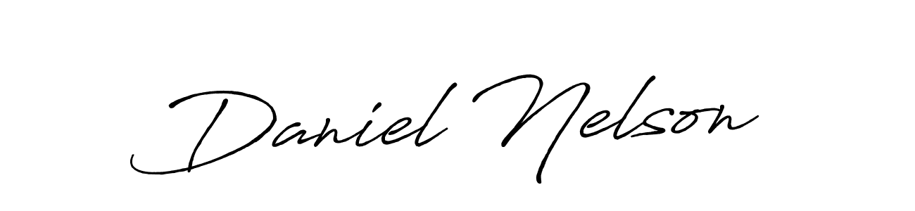 Create a beautiful signature design for name Daniel Nelson. With this signature (Antro_Vectra_Bolder) fonts, you can make a handwritten signature for free. Daniel Nelson signature style 7 images and pictures png