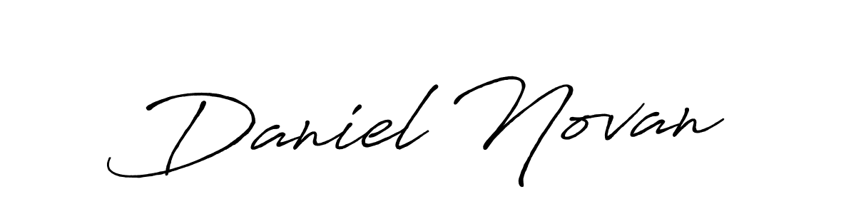 How to make Daniel Novan name signature. Use Antro_Vectra_Bolder style for creating short signs online. This is the latest handwritten sign. Daniel Novan signature style 7 images and pictures png