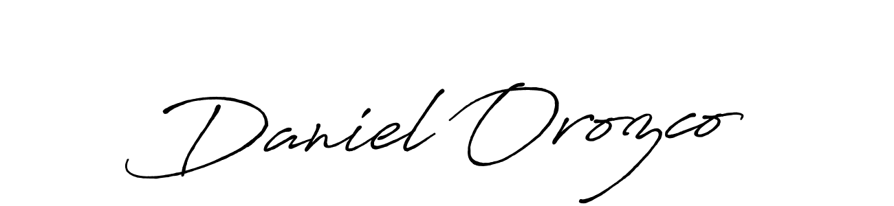 Similarly Antro_Vectra_Bolder is the best handwritten signature design. Signature creator online .You can use it as an online autograph creator for name Daniel Orozco. Daniel Orozco signature style 7 images and pictures png