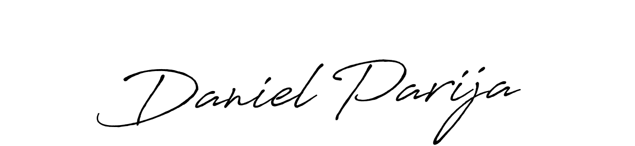 Check out images of Autograph of Daniel Parija name. Actor Daniel Parija Signature Style. Antro_Vectra_Bolder is a professional sign style online. Daniel Parija signature style 7 images and pictures png