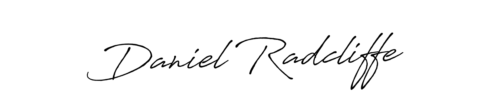 Use a signature maker to create a handwritten signature online. With this signature software, you can design (Antro_Vectra_Bolder) your own signature for name Daniel Radcliffe. Daniel Radcliffe signature style 7 images and pictures png