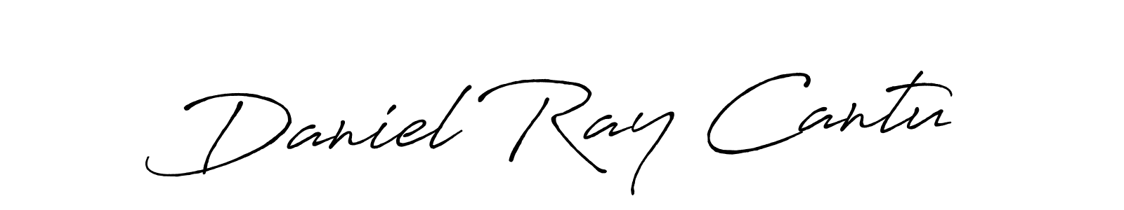 How to make Daniel Ray Cantu name signature. Use Antro_Vectra_Bolder style for creating short signs online. This is the latest handwritten sign. Daniel Ray Cantu signature style 7 images and pictures png