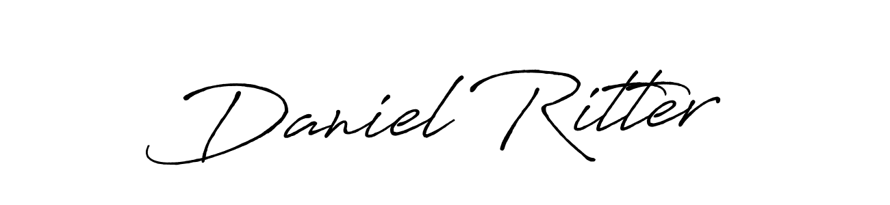 You should practise on your own different ways (Antro_Vectra_Bolder) to write your name (Daniel Ritter) in signature. don't let someone else do it for you. Daniel Ritter signature style 7 images and pictures png
