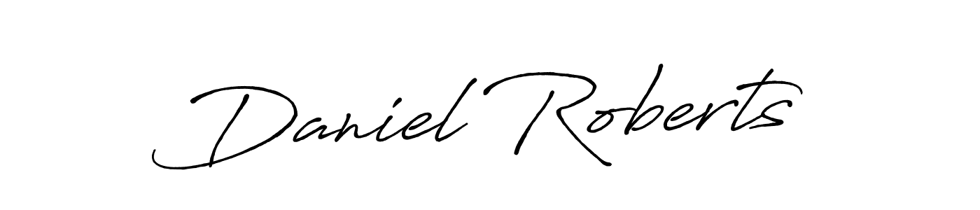 How to make Daniel Roberts signature? Antro_Vectra_Bolder is a professional autograph style. Create handwritten signature for Daniel Roberts name. Daniel Roberts signature style 7 images and pictures png