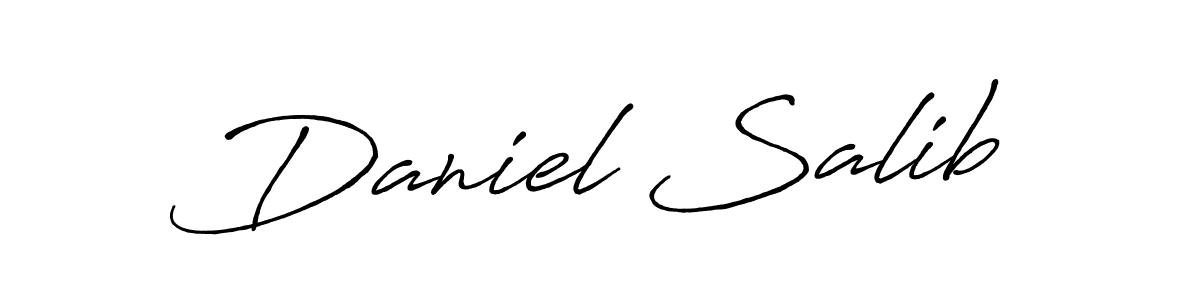 Create a beautiful signature design for name Daniel Salib. With this signature (Antro_Vectra_Bolder) fonts, you can make a handwritten signature for free. Daniel Salib signature style 7 images and pictures png