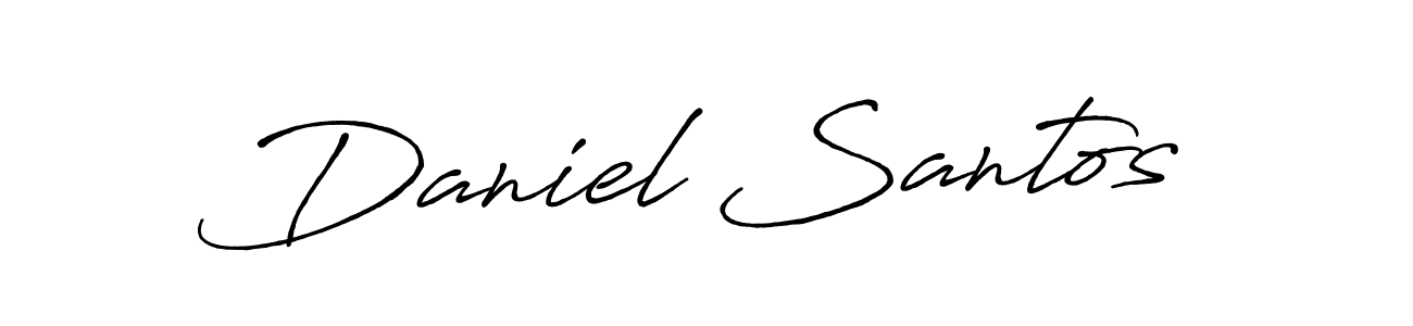 Antro_Vectra_Bolder is a professional signature style that is perfect for those who want to add a touch of class to their signature. It is also a great choice for those who want to make their signature more unique. Get Daniel Santos name to fancy signature for free. Daniel Santos signature style 7 images and pictures png