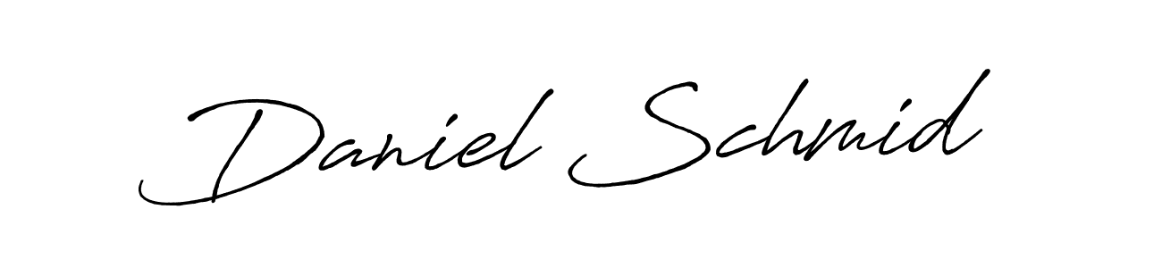 Design your own signature with our free online signature maker. With this signature software, you can create a handwritten (Antro_Vectra_Bolder) signature for name Daniel Schmid. Daniel Schmid signature style 7 images and pictures png