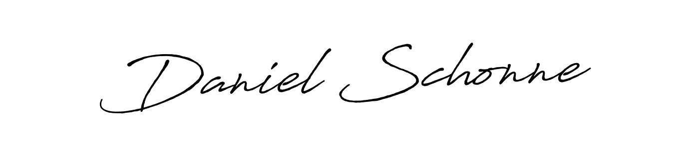 Also we have Daniel Schonne name is the best signature style. Create professional handwritten signature collection using Antro_Vectra_Bolder autograph style. Daniel Schonne signature style 7 images and pictures png