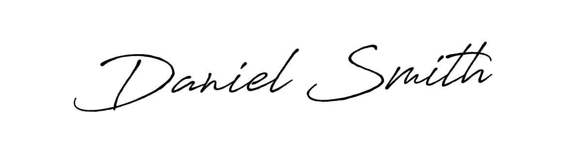 You should practise on your own different ways (Antro_Vectra_Bolder) to write your name (Daniel Smith) in signature. don't let someone else do it for you. Daniel Smith signature style 7 images and pictures png