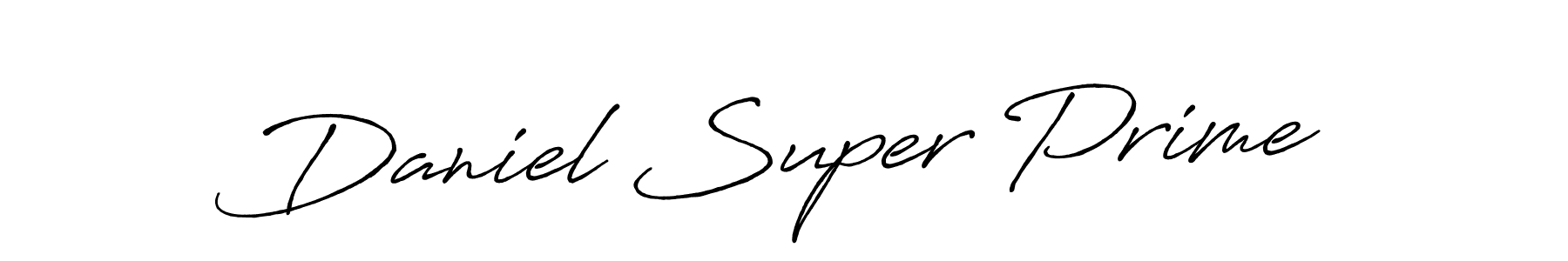 Make a beautiful signature design for name Daniel Super Prime. With this signature (Antro_Vectra_Bolder) style, you can create a handwritten signature for free. Daniel Super Prime signature style 7 images and pictures png